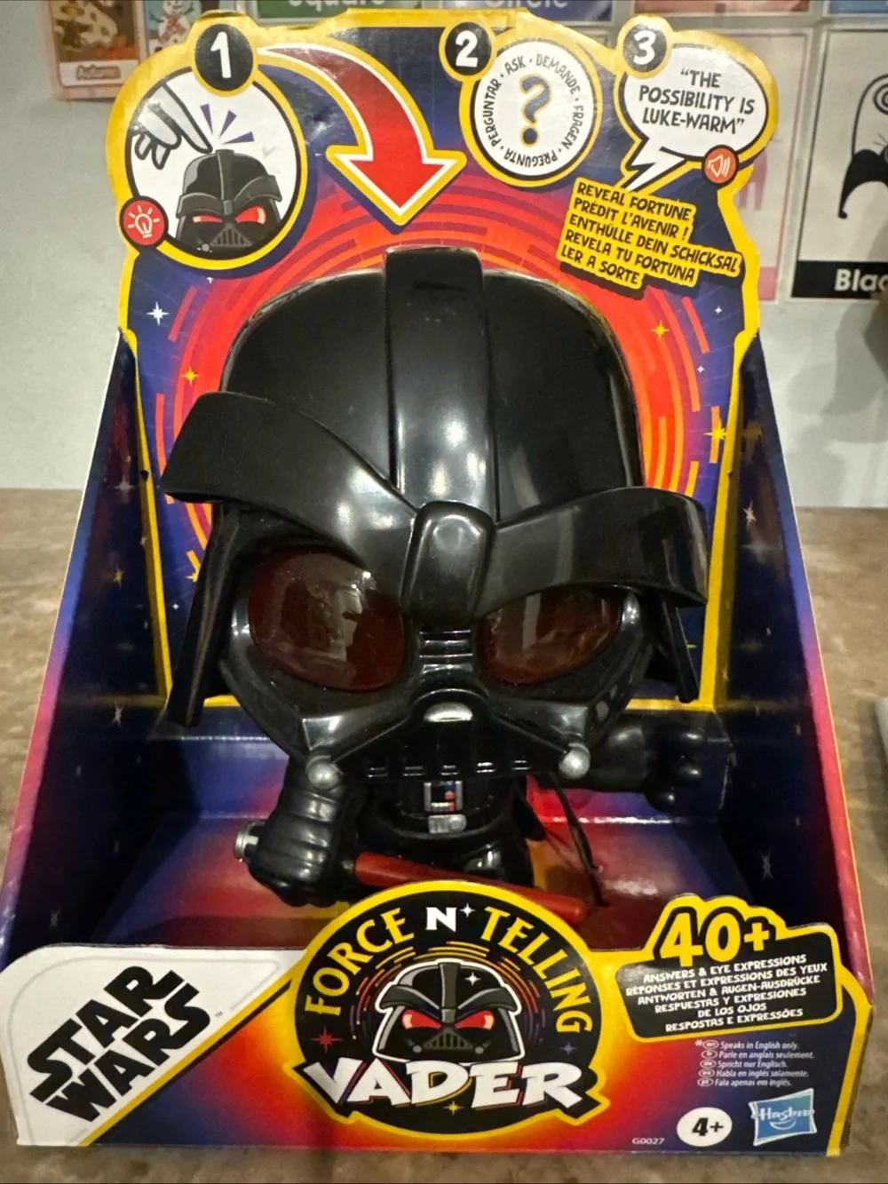 Hasbro Star Wars Force N’ Telling Darth Vader Electronic Toy NIB